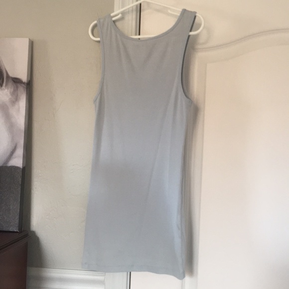 •Gap Grey-Blue Ribbed Tank Top• - Picture 3 of 3